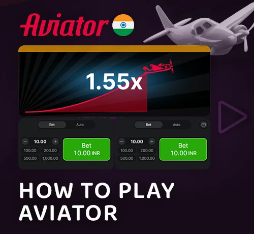 Instructions on how to start playing Aviator for residents of India